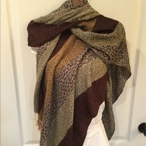 Multi-color scarf for fall